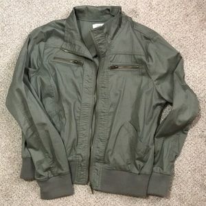 Women’s army green bomber jacket